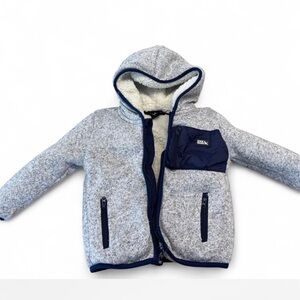 Eddie Bauer Gray and Navy Kids Hoodie